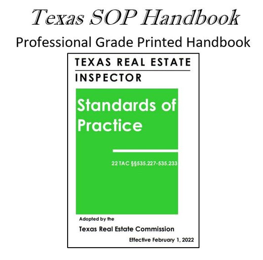 Texas Home Inspection SOP Handbook